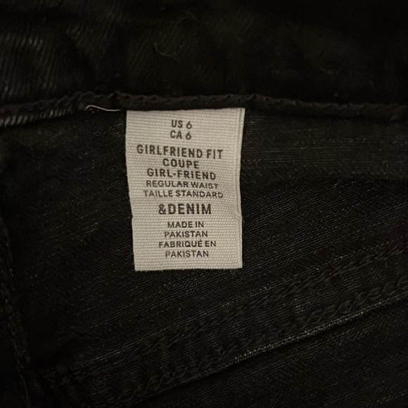 H&M Girlfriend Fit Black Jeans - Picture 4 of 5
